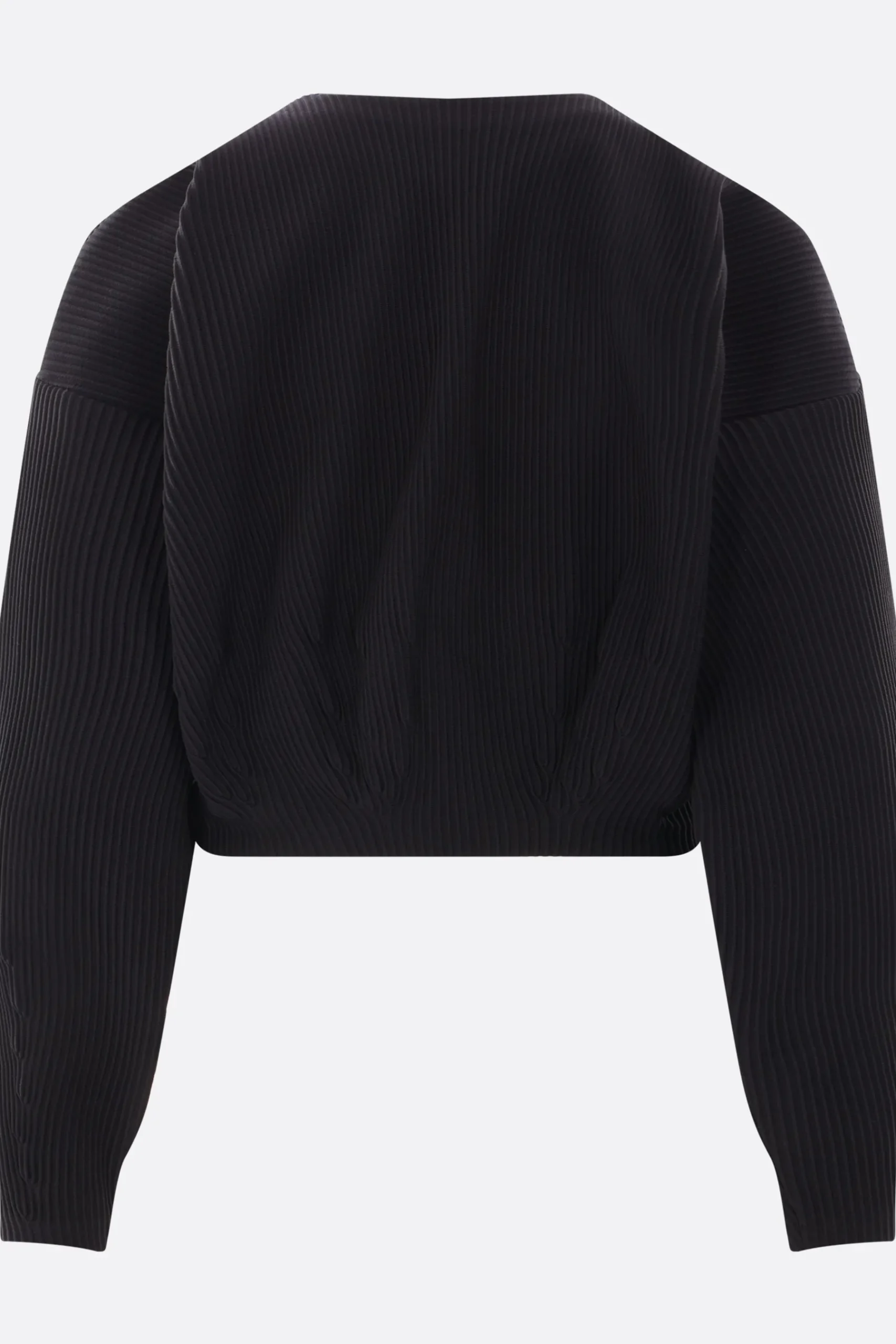 Women CFCL Hypha cropped bomber jacket in rib knit