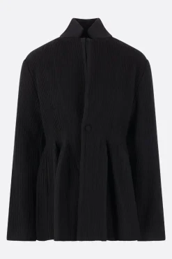 Women CFCL Hypha ribbed knit tailored flare jacket