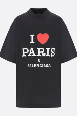 Women BALENCIAGA I Love Paris & cotton t-shirt