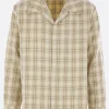 SÉFR Ignacio shirt in check cotton and linen