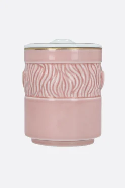 GINORI 1735 Il Seguace porcelain candle holder with cover