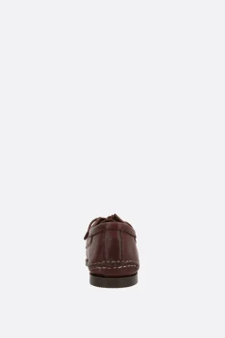 YUKETEN Italian Blucher lace-up shoes in grainy leather