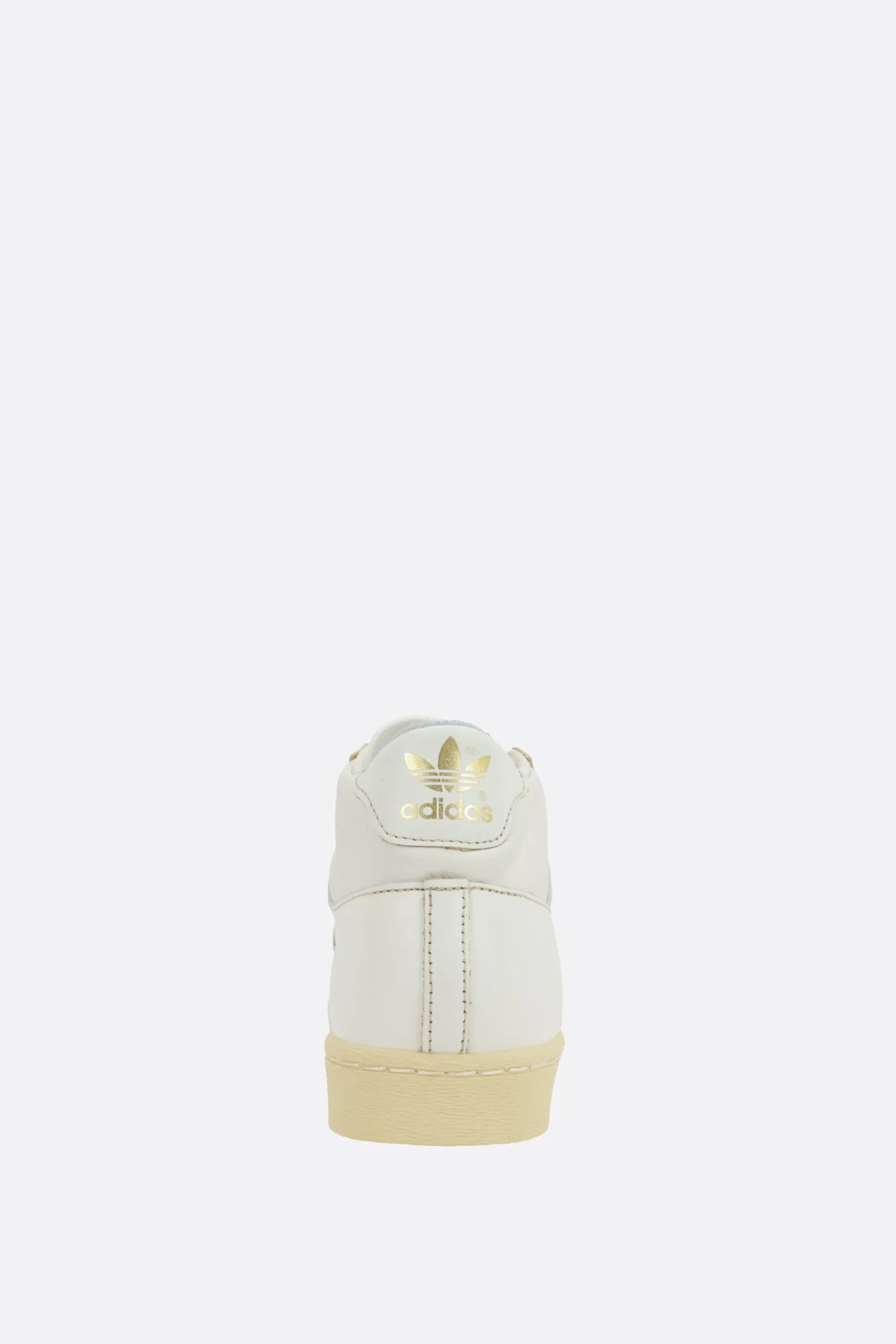 ADIDAS Jabbar HI smooth leather sneakers