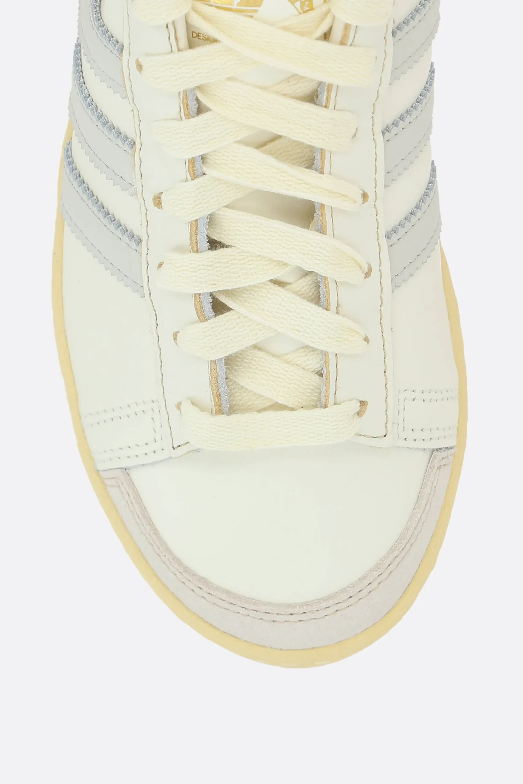 ADIDAS Jabbar HI smooth leather sneakers