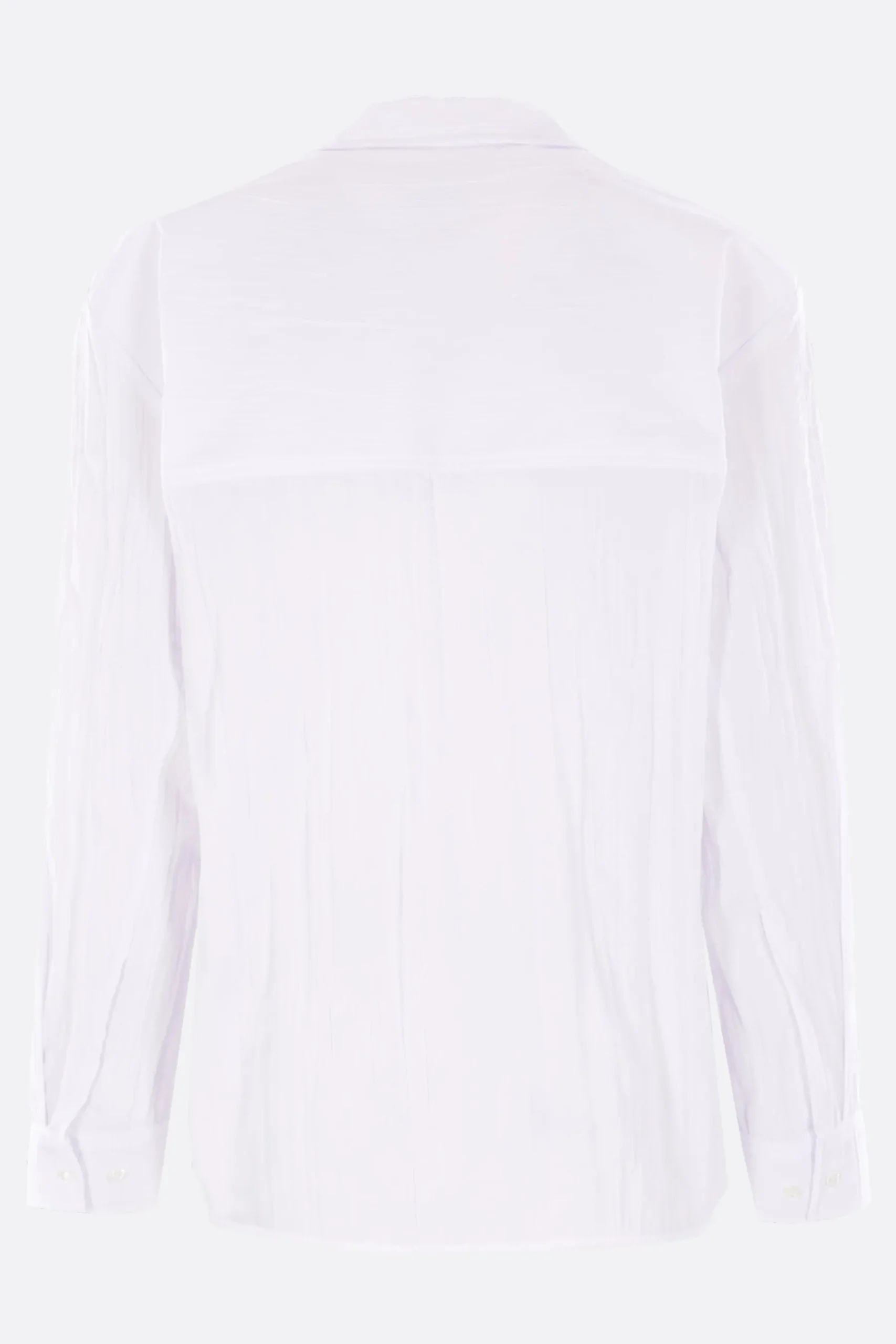 SÉFR Jagou shirt crinkled cotton blend