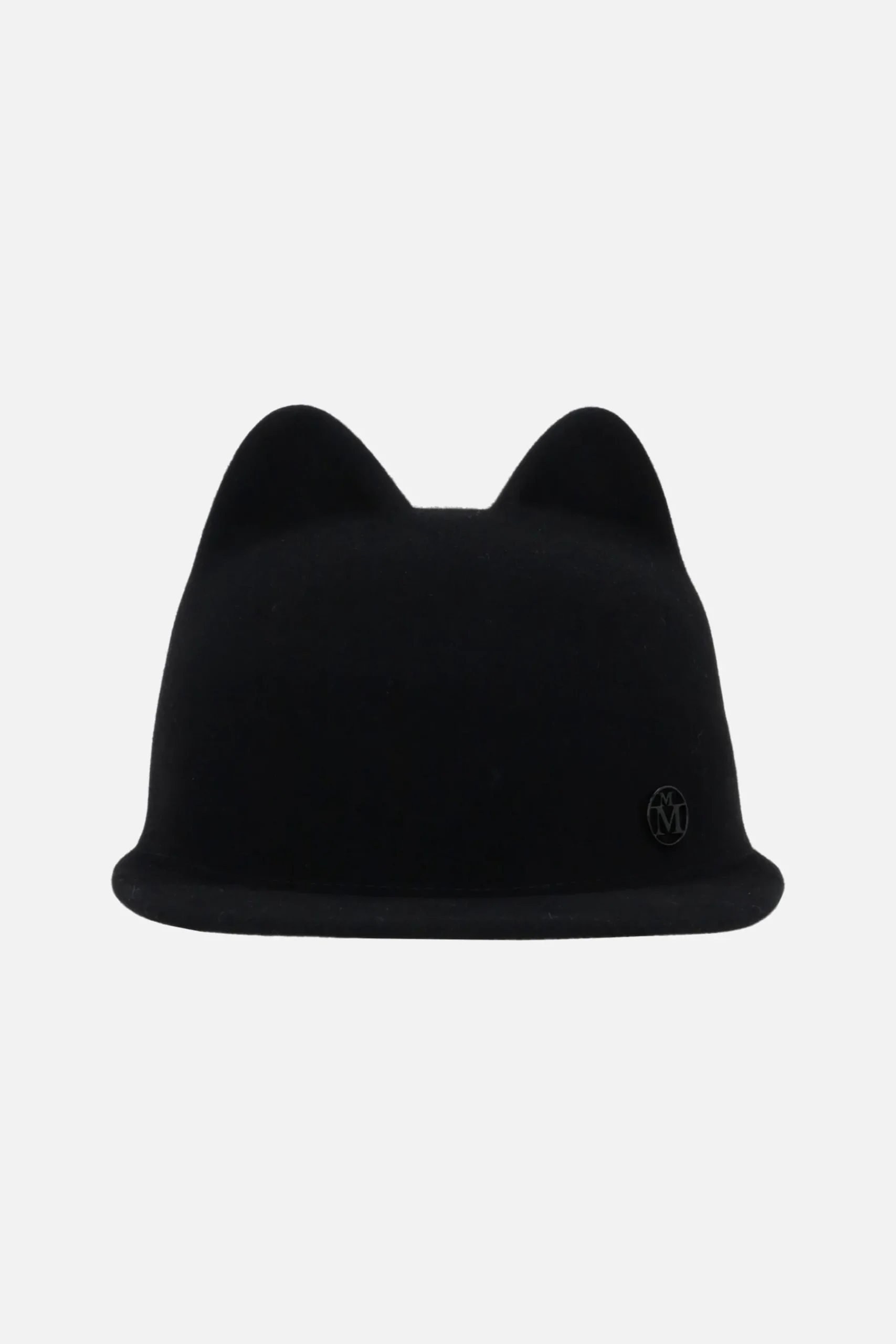 Women MAISON MICHEL Jamie cap in wool felt with cat ears