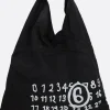 Women MM6 Japanese Classic medium fabric handbag