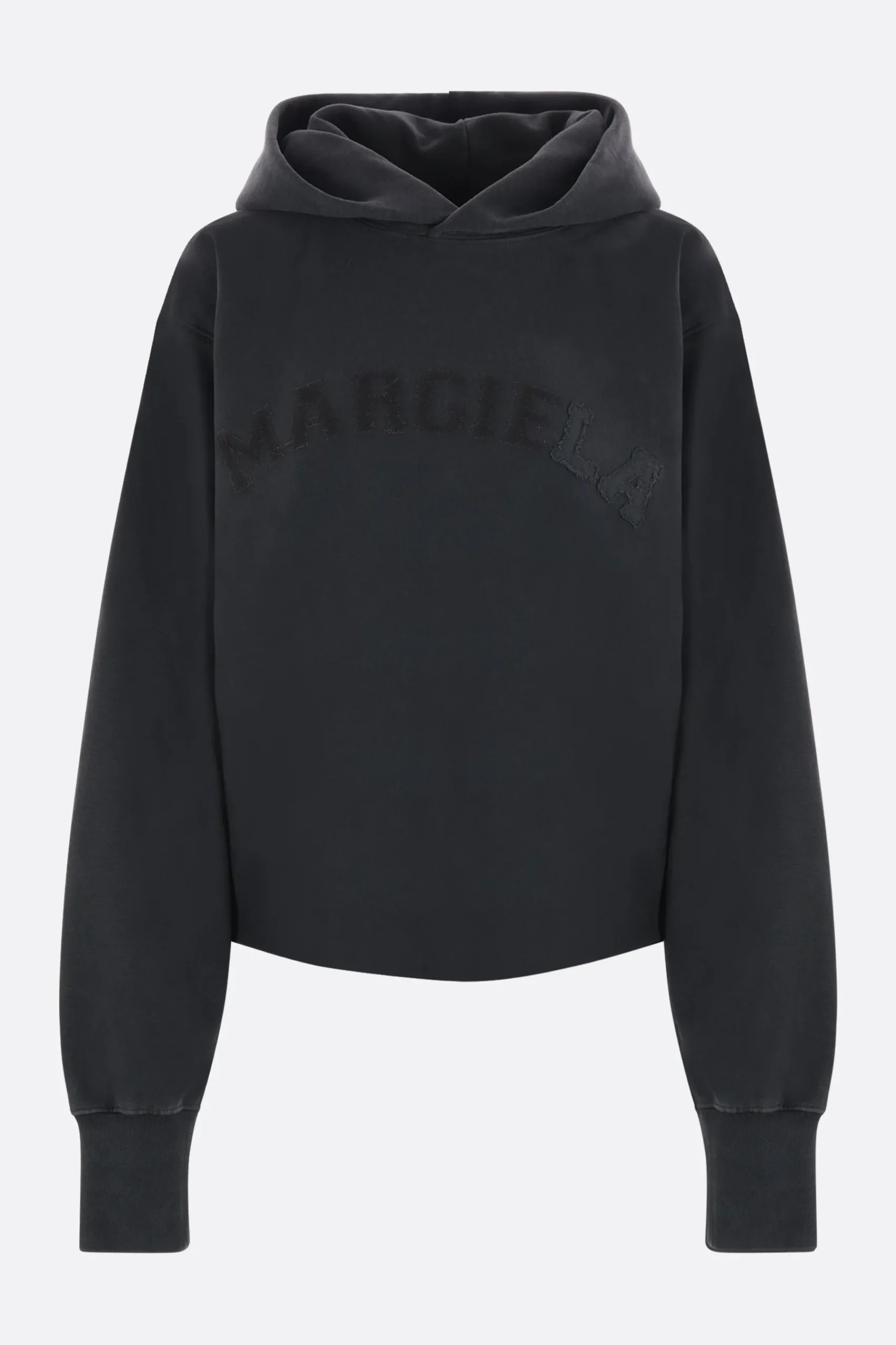 Women MAISON MARGIELA jersey cropped hoodie