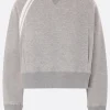 Women SACAI jersey cropped sweatshirt