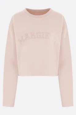 Women MAISON MARGIELA jersey cropped sweatshirt