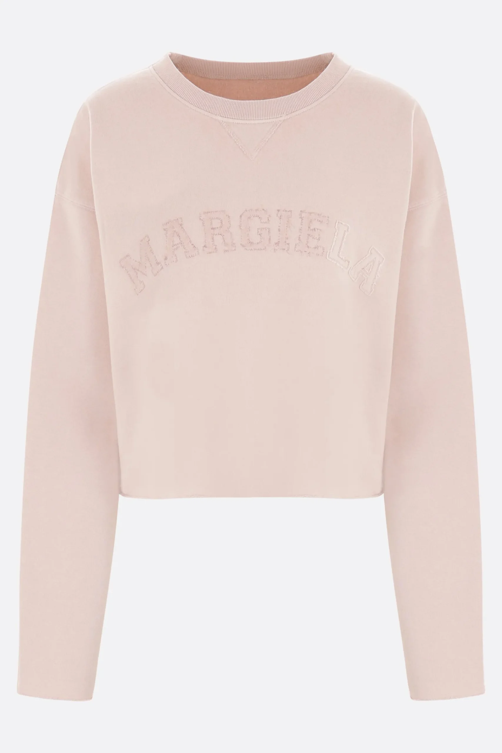 Women MAISON MARGIELA jersey cropped sweatshirt