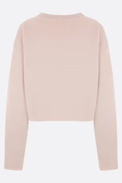 Women MAISON MARGIELA jersey cropped sweatshirt