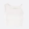 Women Y'S jersey cropped top