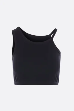 Women Y'S jersey cropped top