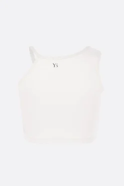 Women Y'S jersey cropped top