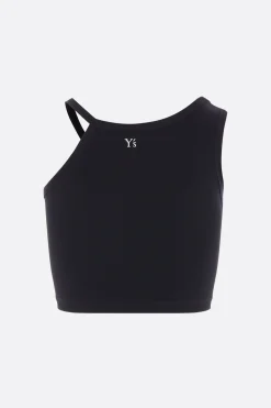 Women Y'S jersey cropped top