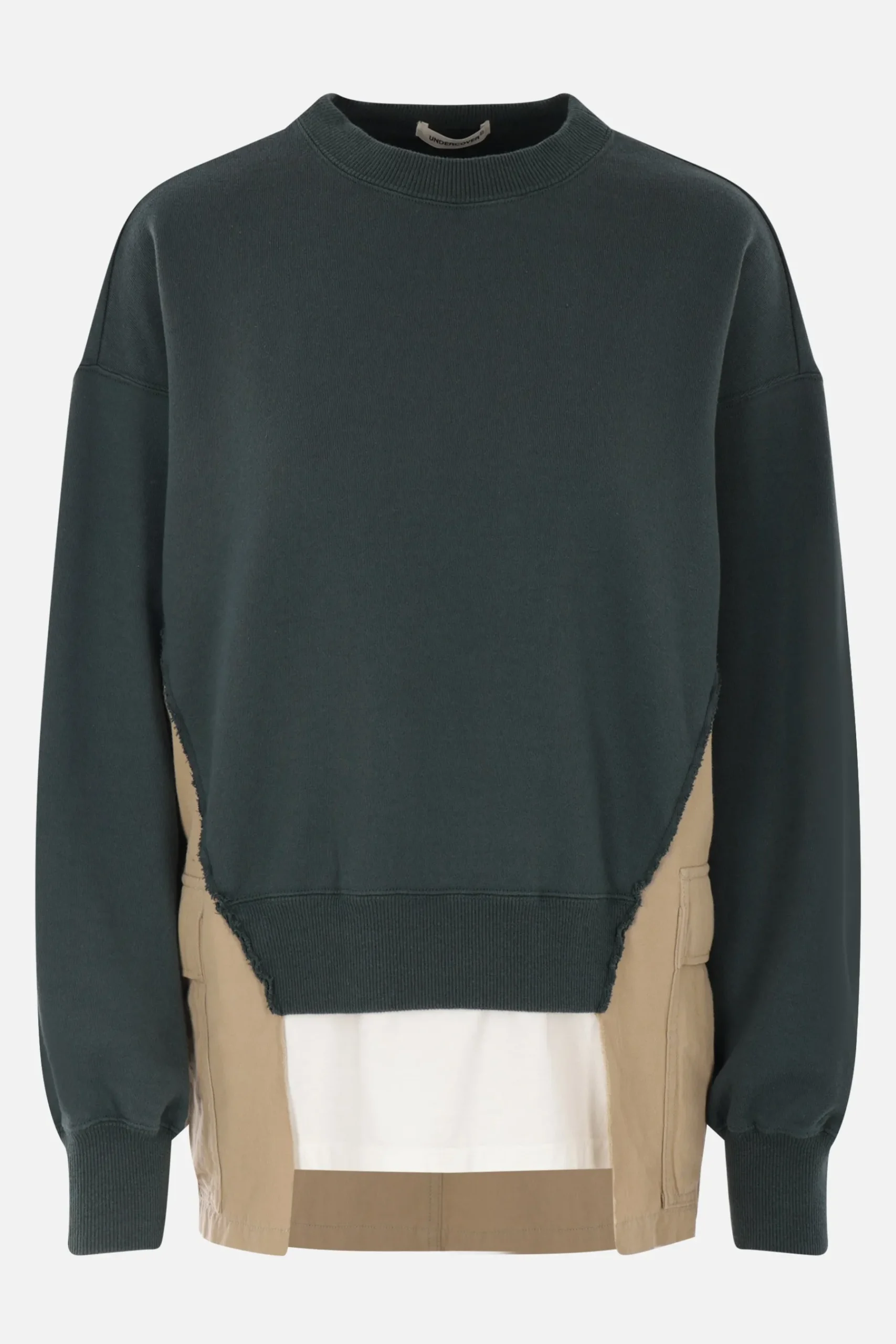 Women UNDERCOVER jersey deconstructed sweatshirt