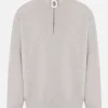 JW ANDERSON jersey half-zip sweatshirt