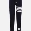 Women THOM BROWNE jersey joggers with 4-Bar detail