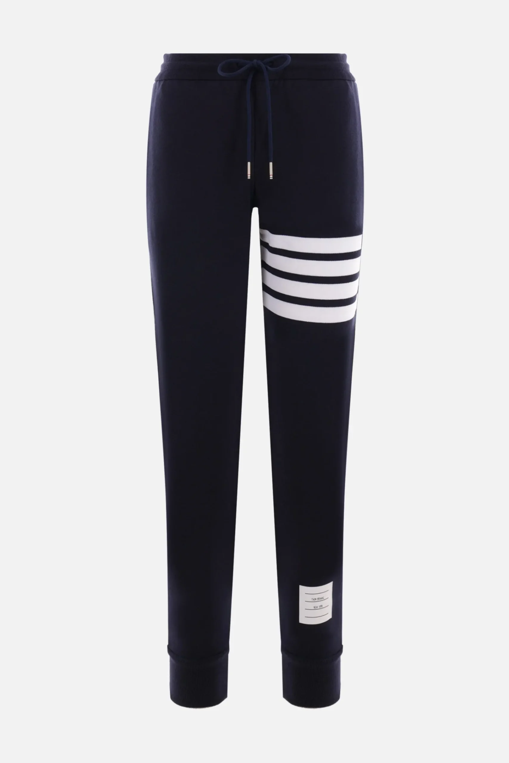 Women THOM BROWNE jersey joggers with 4-Bar detail