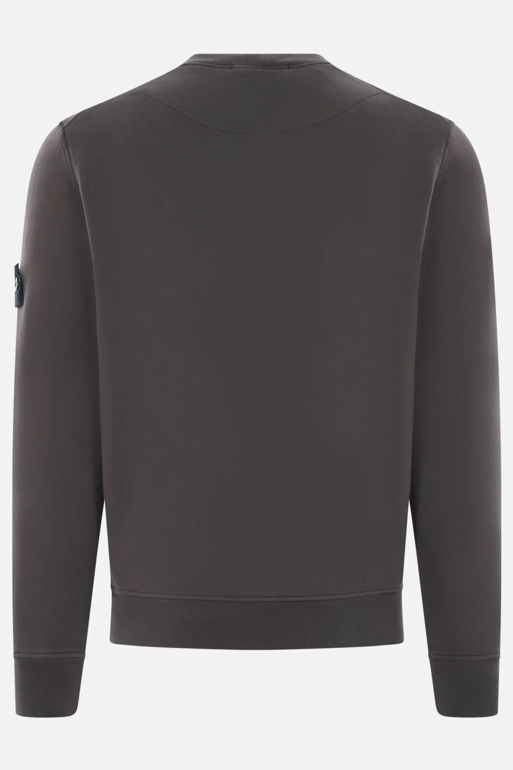 STONE ISLAND jersey sweatshirt with logo badge