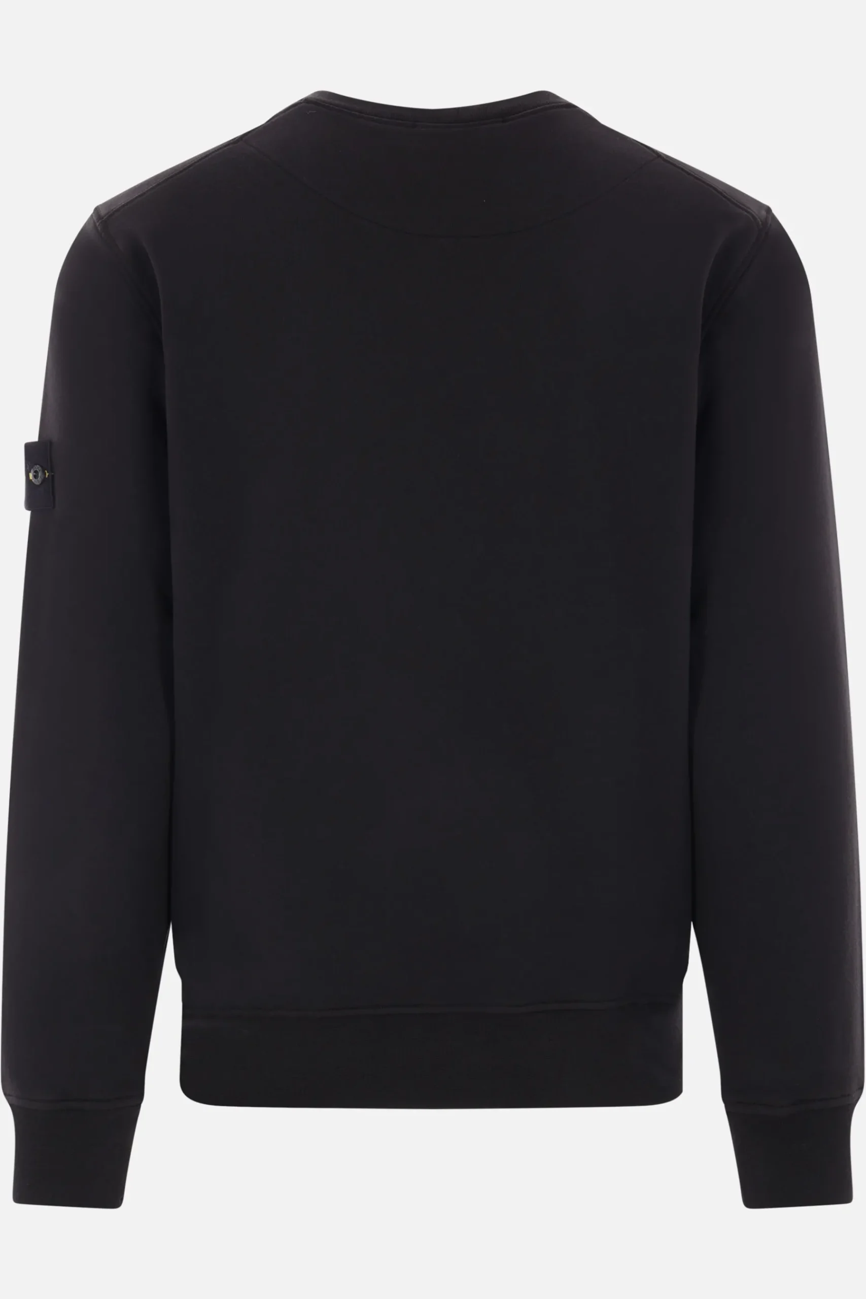 STONE ISLAND jersey sweatshirt with logo badge