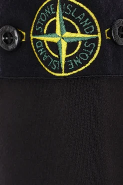 STONE ISLAND jersey sweatshirt with logo badge