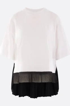 Women UNDERCOVER jersey t-shirt with pleated hem
