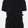 Women COMME DES GARÇONS jersey t-shirt with ruches