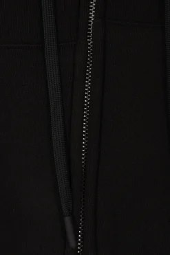 Women YOHJI YAMAMOTO jersey unbalanced hoodie