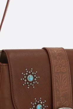 Women HTC LOS ANGELES Joan shoulder bag in vintage leather