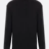 JIL SANDER JS+ embroidered wool turtleneck