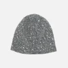 Women MAISON MICHEL Jude beanie in sequinned knit