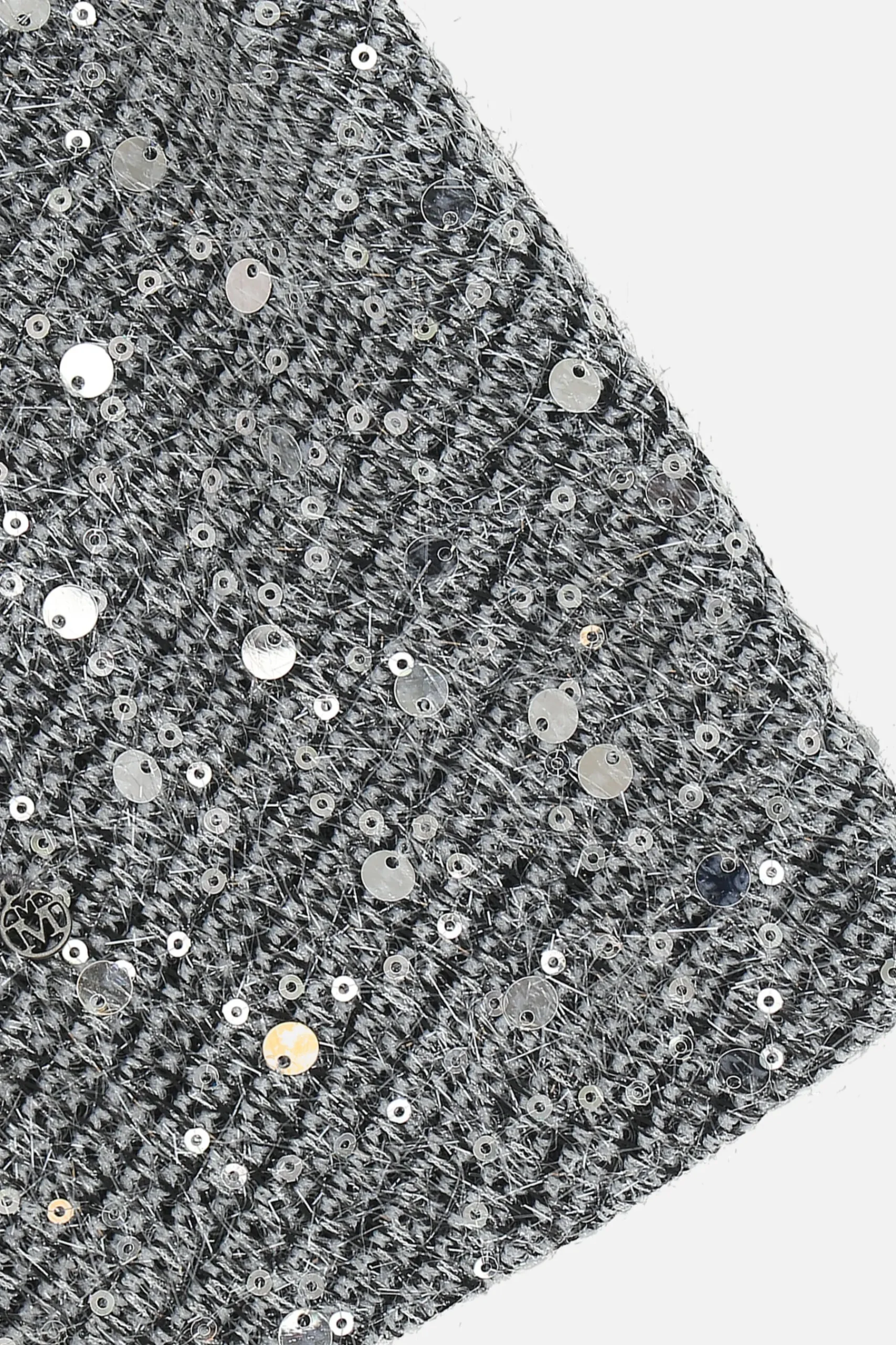 Women MAISON MICHEL Jude beanie in sequinned knit