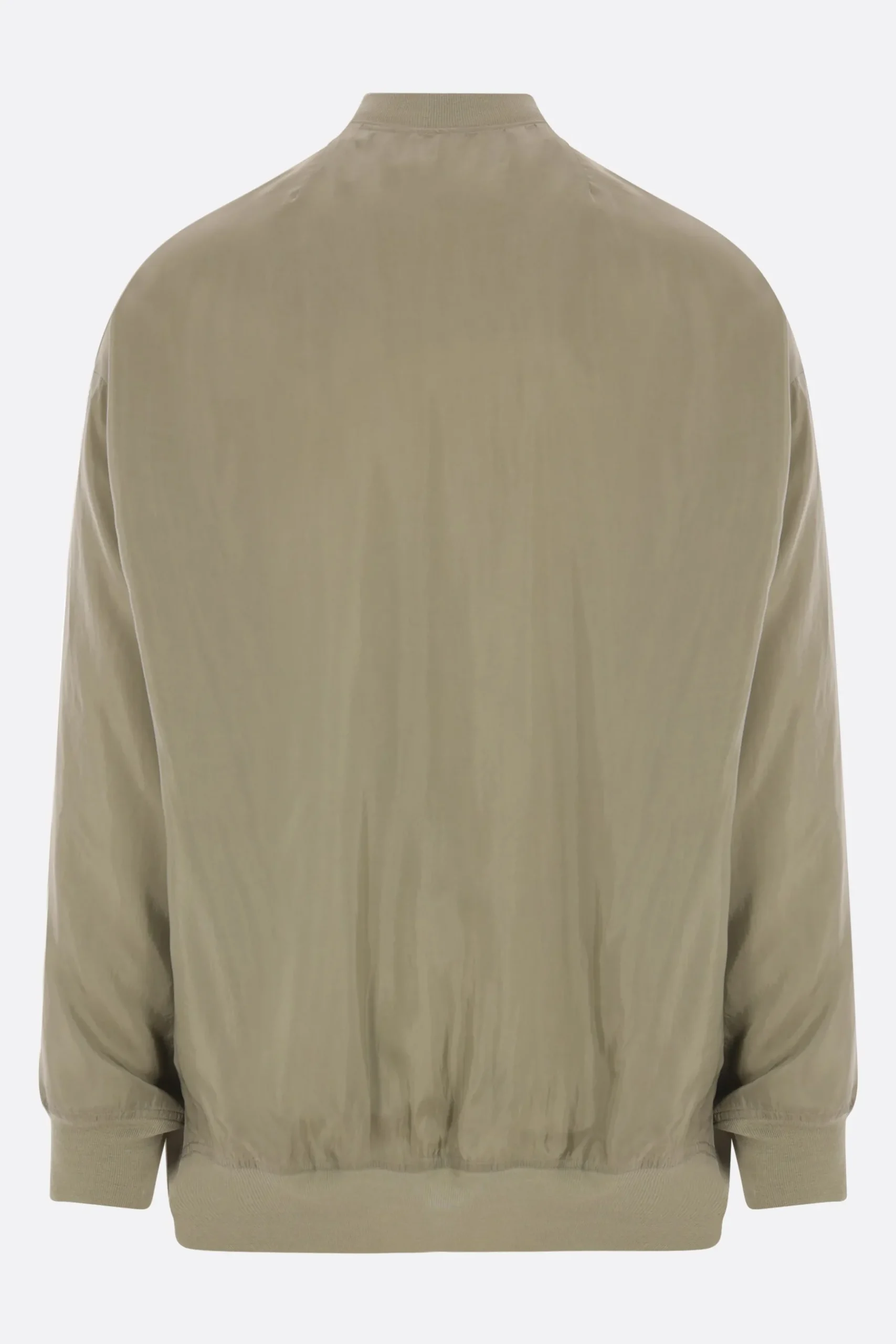 RICK OWENS Jumbo Flight oversize bomber jacket in cupro
