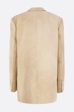Women UMA WANG Kava single-breasted jacket in technical fabric