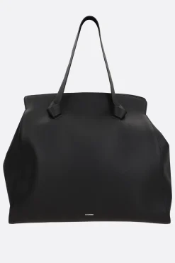 JIL SANDER Knot large tote bag in smooth leather