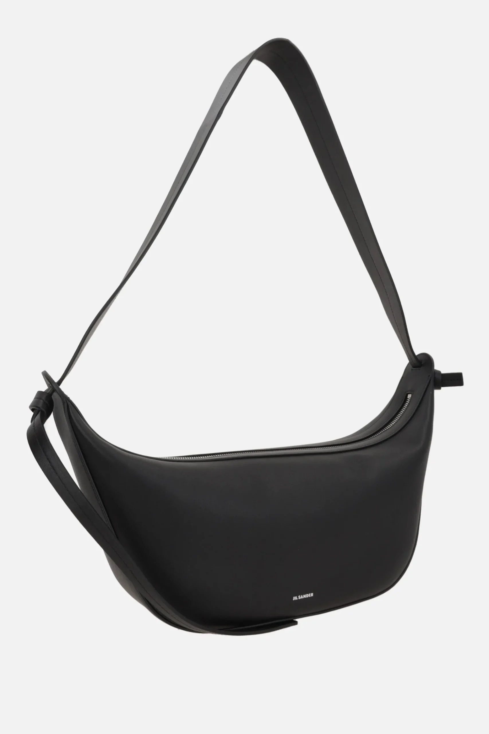 JIL SANDER Knot shoulder bag in smooth leather