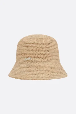 Women BORSALINO Koko bucket hat in straw