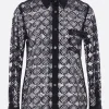 Women COMME DES GARÇONS lace shirt