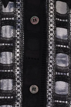Women COMME DES GARÇONS lace shirt