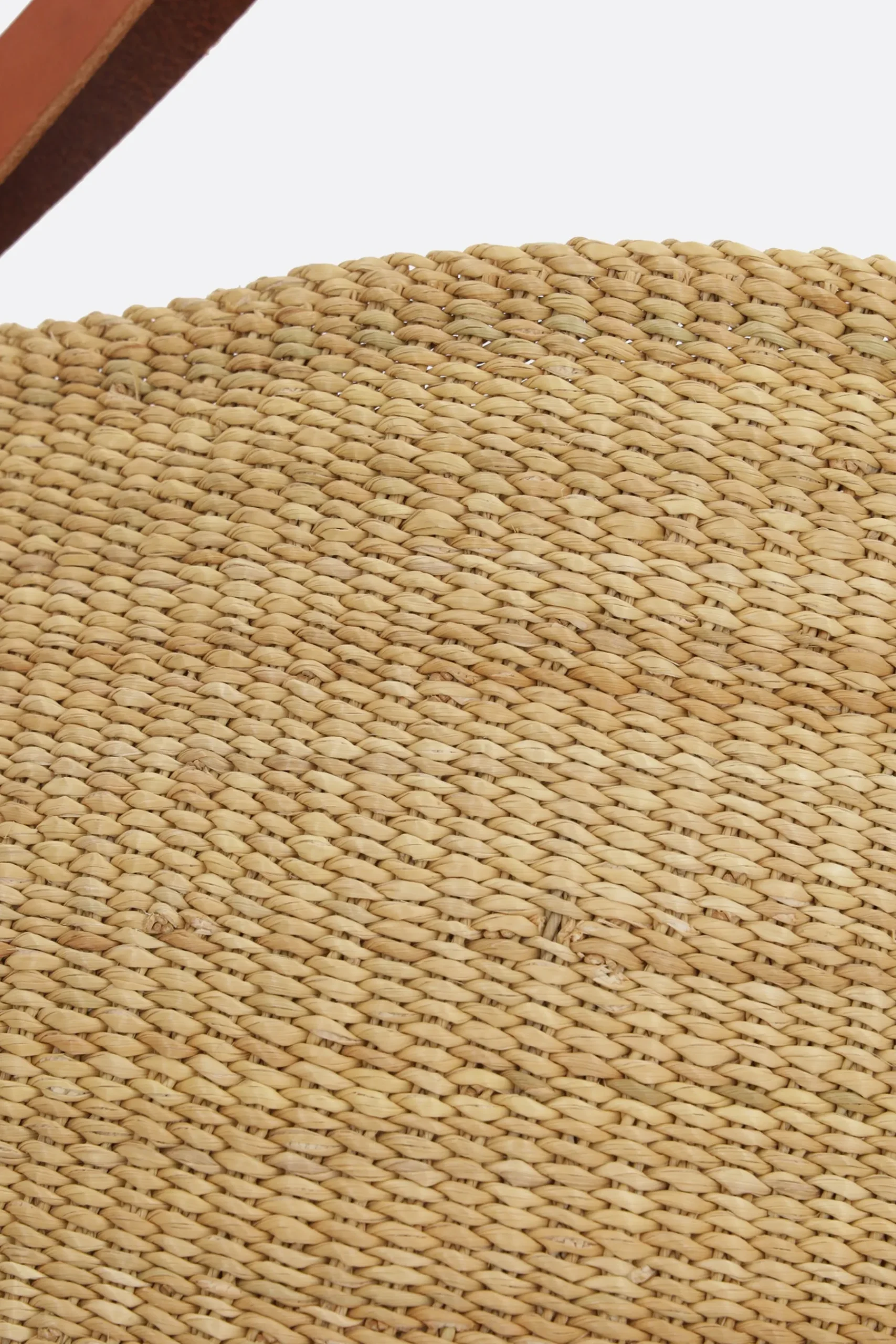 Women INES BRESSAND large Gousse handbag in natural fiber