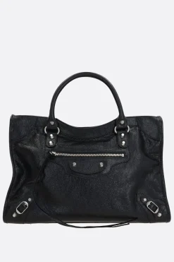 Women BALENCIAGA Le City medium tote bag in Arena leather