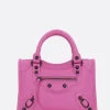 Women BALENCIAGA Le City mini handbag in Arena Storico leather