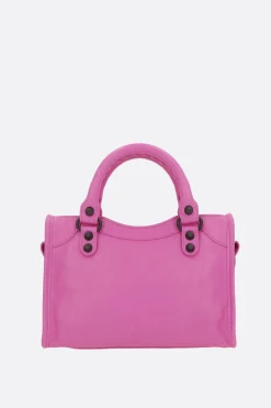 Women BALENCIAGA Le City mini handbag in Arena Storico leather