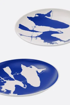 CASSINA Le monde de Charlotte Perriand: Neige porcelain two flat plate set