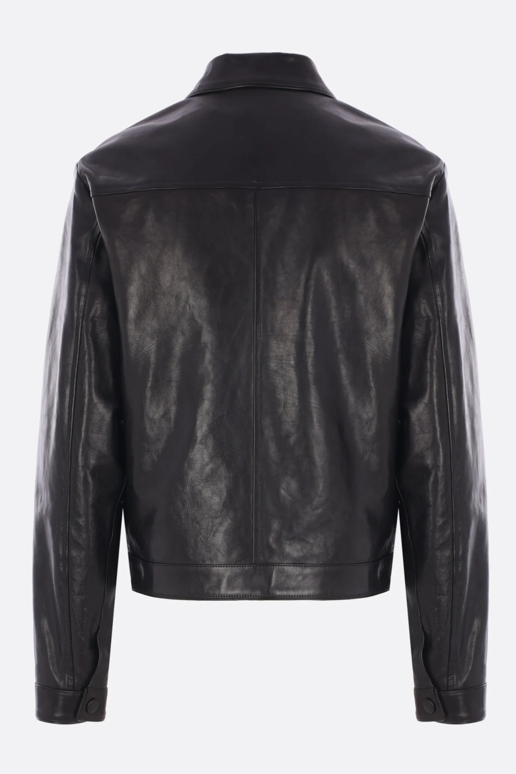 JIL SANDER leather jacket with studs