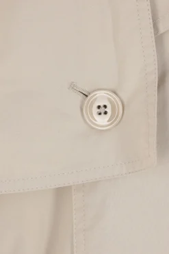 Women LEMAIRE light hooded trench coat in cotton