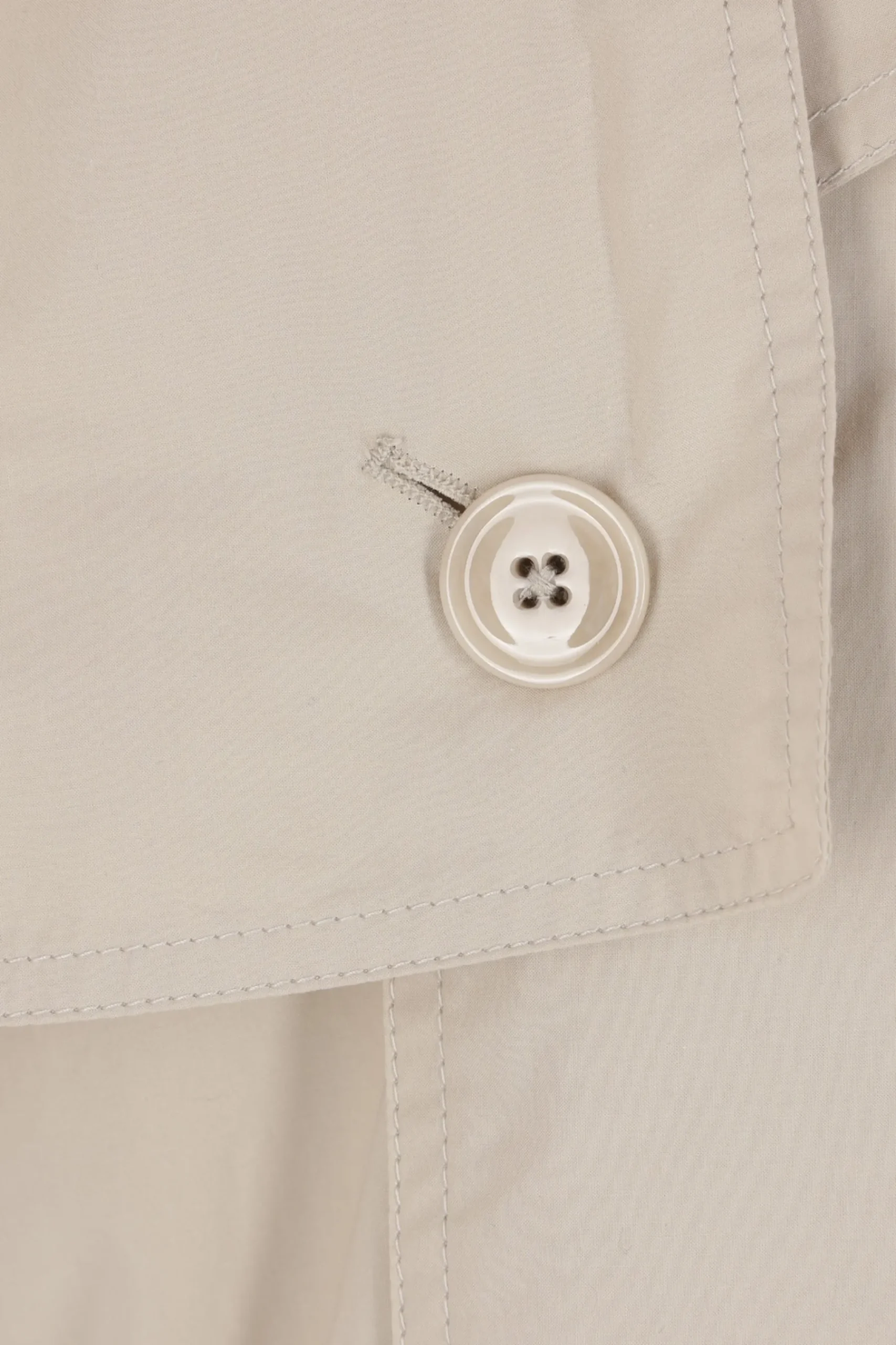 Women LEMAIRE light hooded trench coat in cotton