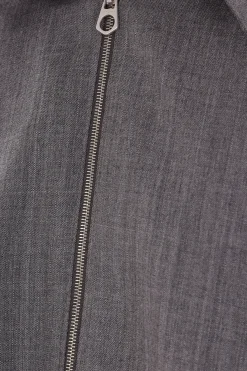 JIL SANDER lightweight wool overshirt
